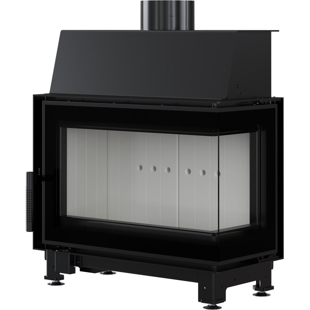 Right Steel Air Fireplace KRATKI SIMPLE 6 kW 150