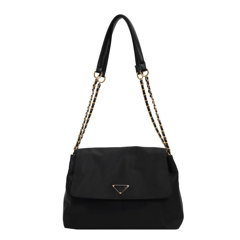 Geantă populară din pânză Oxford de capacitate mare Geantă de umăr cu lanț, ocazională, mică, pătrată