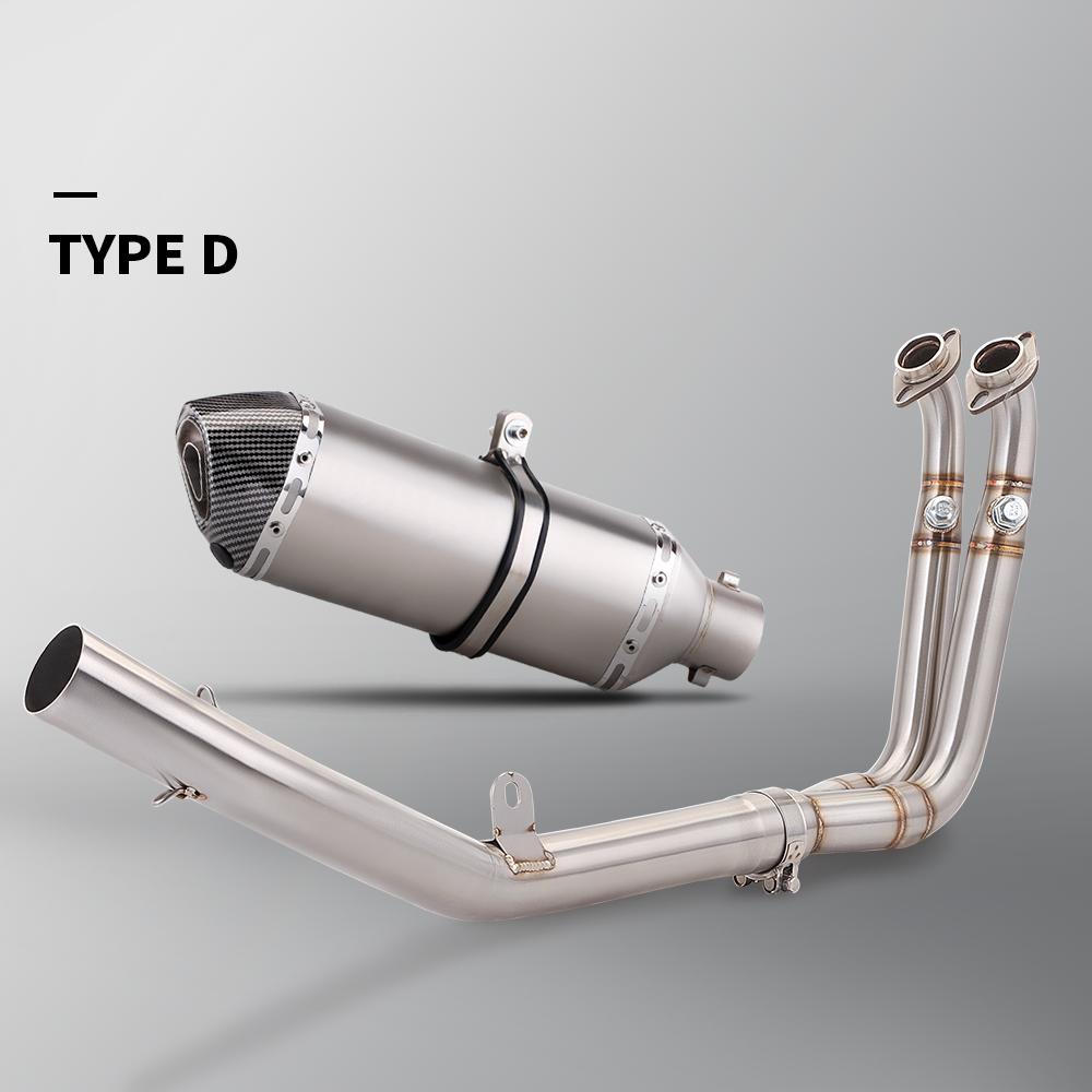 Slip-On Udstødning Til CFMOTO 450 SR 450SR 2022 2023 Års Motorcykel Fuld Udstødning Escape moto Modificeret Link Rør 51mm Indgang