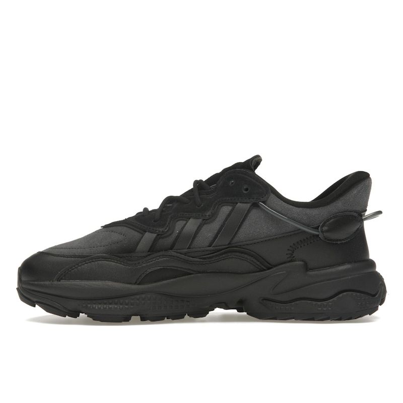 Adidas Ozweego Grey Double Black Unisex Sneakers Grey-Six Core-Black ID9825