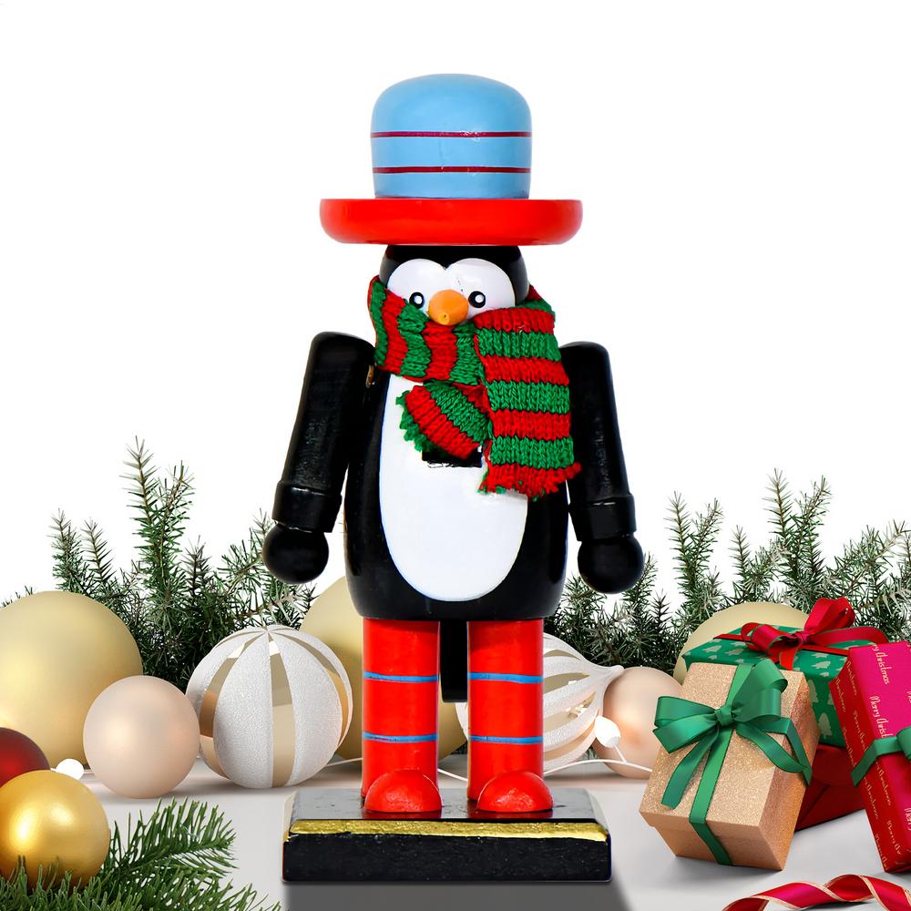 Miniature Christmas Figurines Wooden Nutcracker Tabletop Statues Christmas Decor Party Statues Table Centerpiece For Adults
