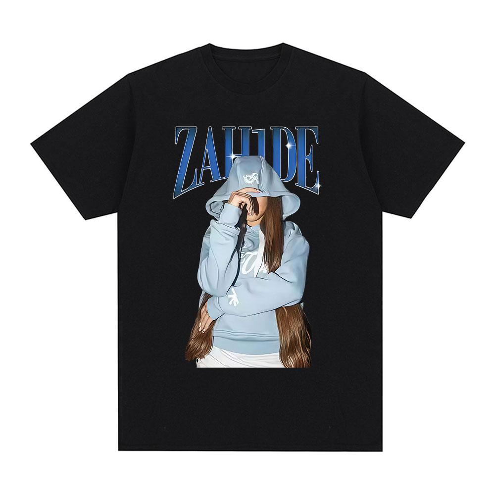 

Zahide Merch Double-sided Print T-shirt Men Women Clothing Fashion T Shirts Summer Cotton Oversized O-Neck Short Sleeve T-shirts 3XL