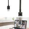 Compact 1080P HD Webcam with 2 and Black Megapixels, Eye-Fitting Lens, Built-in Microphone,