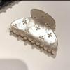 6.5m Long Diamond Setting Claw Hair Clips for Girls and Women Tie Up Hair Accessories Korean Hair Accessory