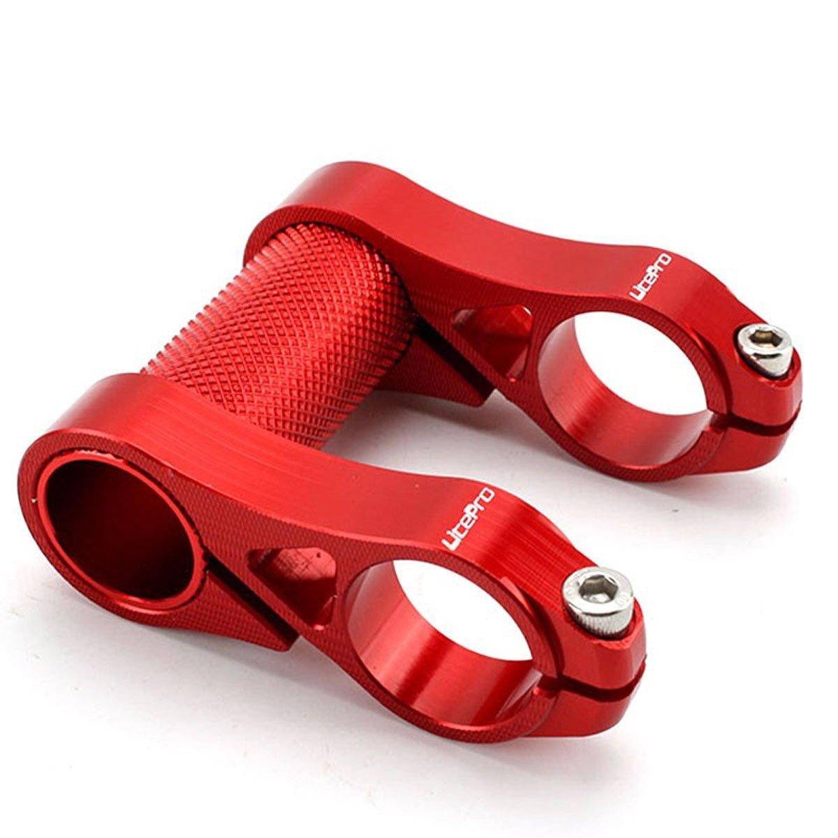 SENQI BMX Короткий Вынос Руля Легкий Алюминиевый Сплав Регулируемый Вынос Руля для Складного Выноса, Велосипедов, 25.4 мм (красный)