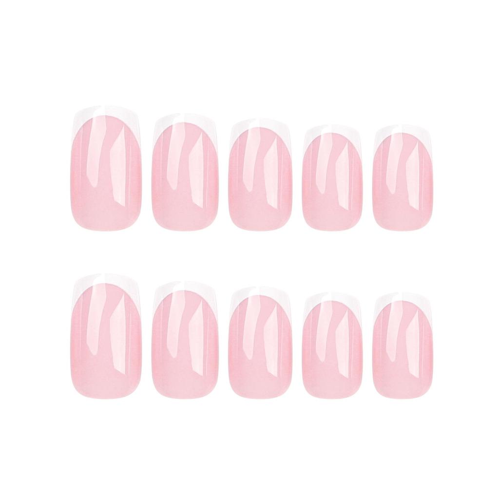 Unghie Finte Classiche French Manicure - Punte Quadrate Europee/Americane