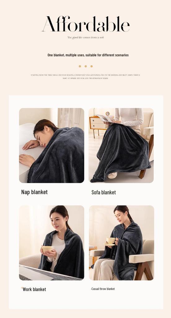 2026 USB Heated Multi-functional Shawl Blanket - Electric Winter Warmth Cloak