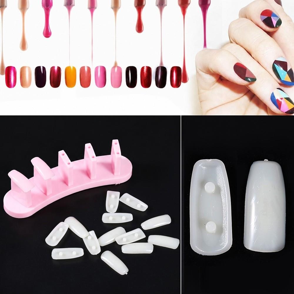 3pcs Removable Removable Practice Nail Stand Nail Practice Base Stand Beginner Training