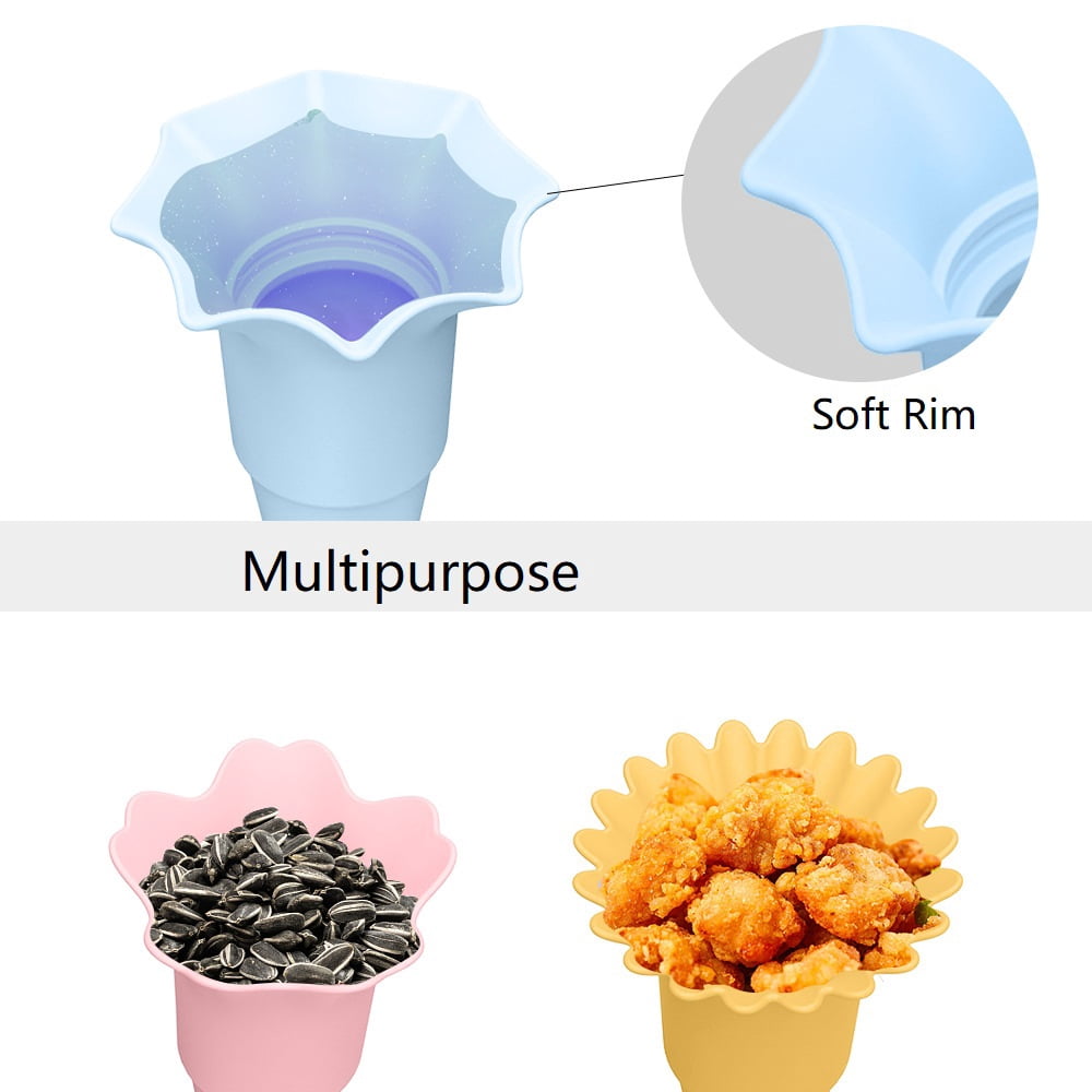 3pcs Collapsible Ice Cream Popsicle Mold with Sealing Lid Reusable Ice Pop Holder Homemade Fruit Juice Smoothies