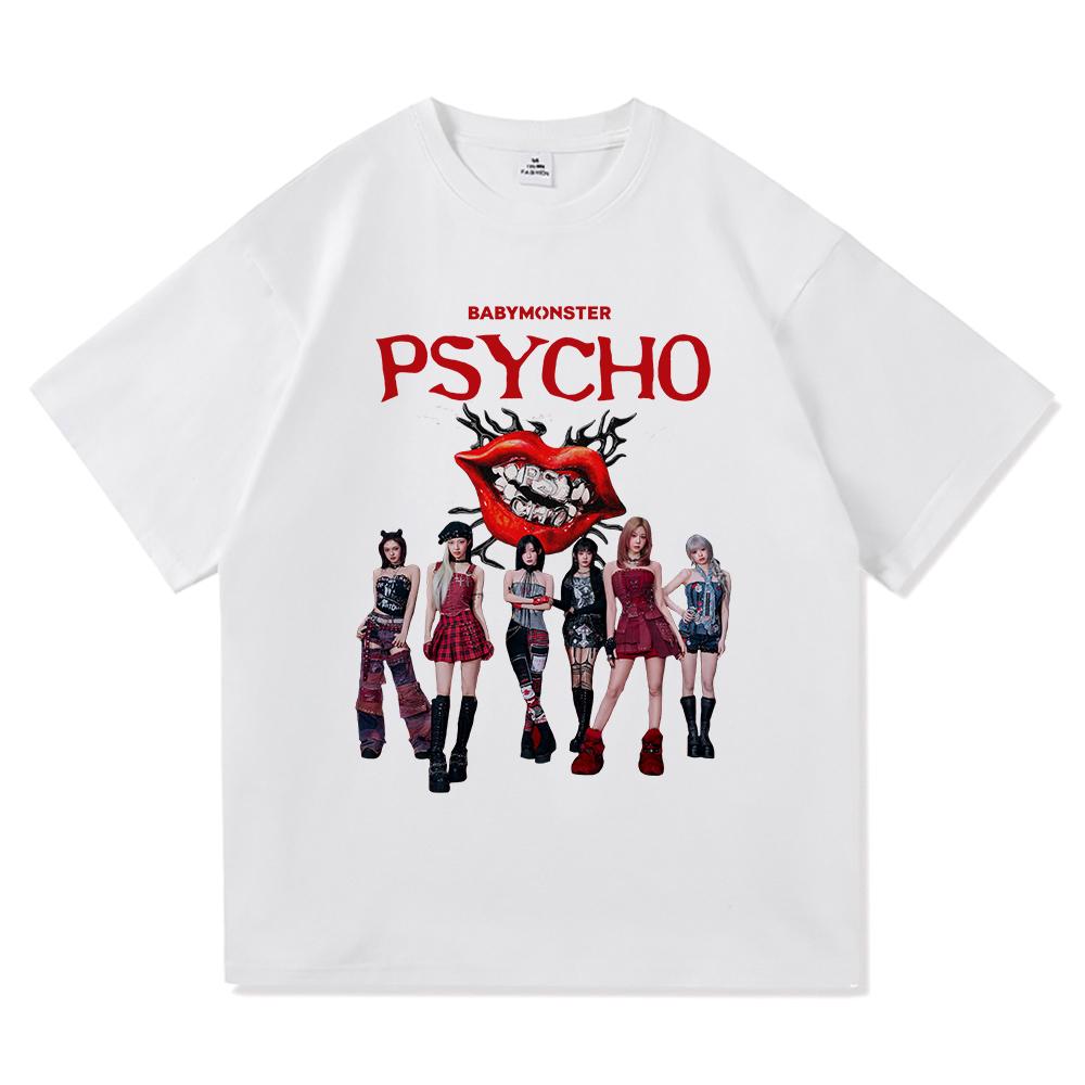 Little Monster Nous Imprimons T-shirt Vers le Haut Nouveau Style Punk Mode et Rétro Unisexe et Femme T-shirt 100% Coton Haute Qualité