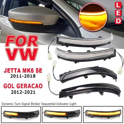 2 STÜCK Dynamischer Blinker für VW Passat B7 CC / Jetta 6 Mk6 Scirocco MK3 LED EOS Beetle Seitenblinker Blinkerleuchte
