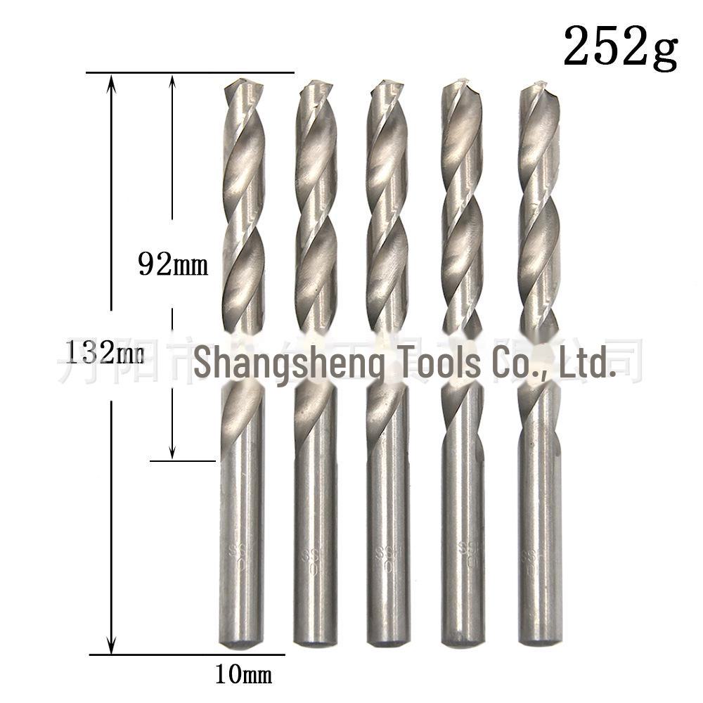10-Piece High-Speed Steel Twist Drill & 5-Piece Hand Drill Bit Set