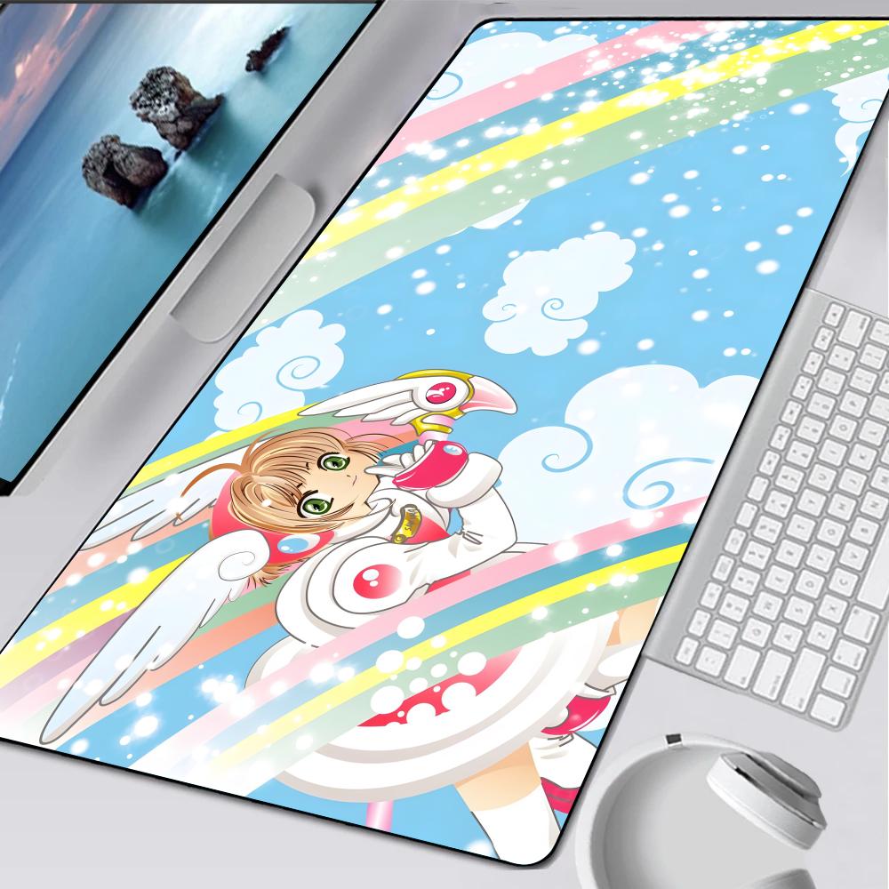 C-Card C-Captor Sakura Mouse Pad Rubber Mat Laptop Xxl Mousepad Notebook Gamer Computer Table Gaming Accessories