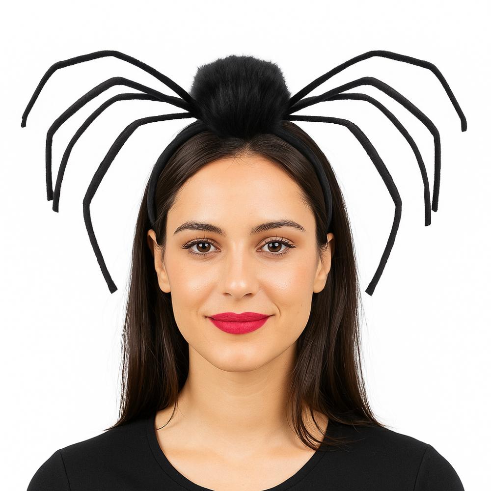 Non-slip Halloween Spider Headband Long-legged Spider Halloween Hairbands Women Hair Hoop  Gift