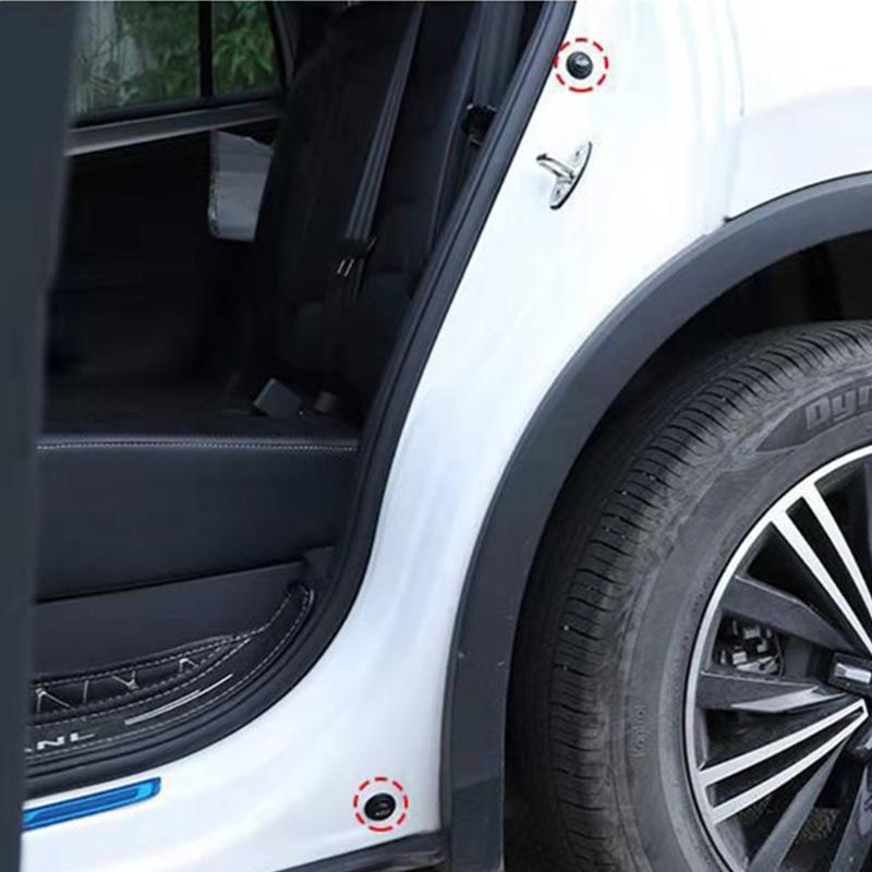 10x Car Door Shock Absorbing Silent Gasket Trunk Sound Insulation Pad Cushion Shock Absorbers Stickers Soundproof