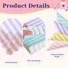 Stripe Napkins Cocktail Napkins with Scalloped Edges Dinner Napkins Disposable Thick Paper for Wedding Dinner Birthday Party