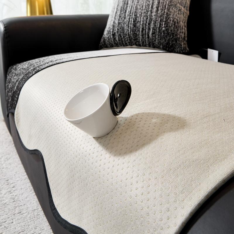 Leichter Luxus, Moderne Schlichtheit, Hochwertiges Gefühl, Rutschfestes Sofakissen, Universelle Sofabezüge für alle Jahreszeiten, Speziell geformtes neues Überwurfhandtuch