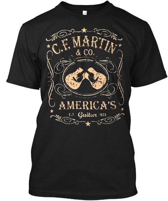 Guitar Guitarist Cf Martin & Co Americas T-Shirt Made in the USA Size S to 5XL Unisex T-Shirt L