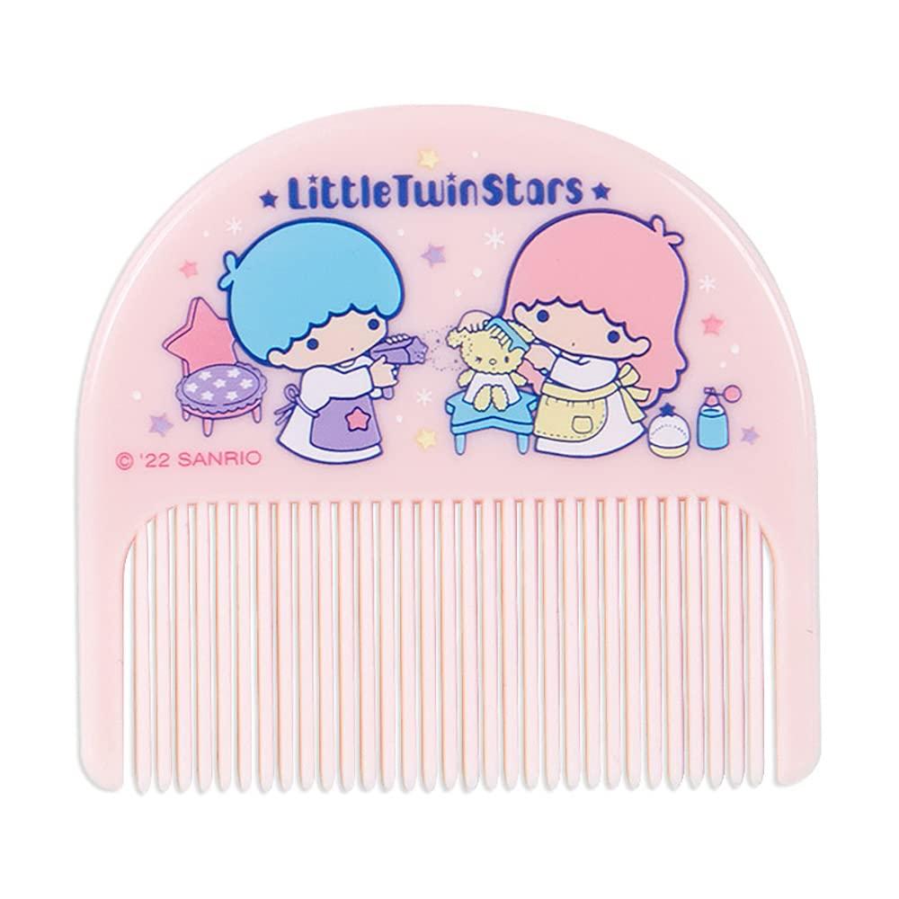 Sanrio Little Twin Stars KikiLala Mirror Comb with Vinyl X X Stylish Sanrio Accessories Case, 8.5 1.2 8.2cm (795712) -