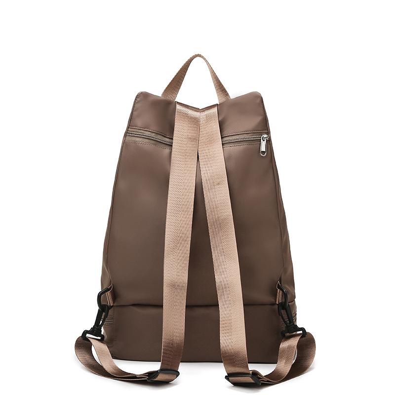 Lightweight Oxford Cloth Travel Backpack with Wet/Dry Shoe Compartment