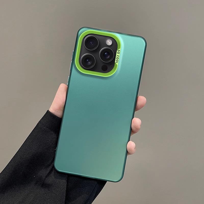 Applicable To Apple 16 Mobile Phone Case Solid Color 14 Matte IPhone 15 Promax All-inclusive 13 Simple Anti-fall Cover