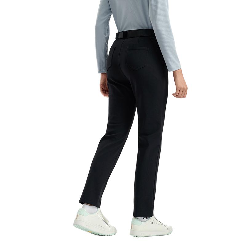 Fila Golf Series Simple Comfortable Aesthetic Solid Color Golf Apparel Women Apparel A11W545602F-BK