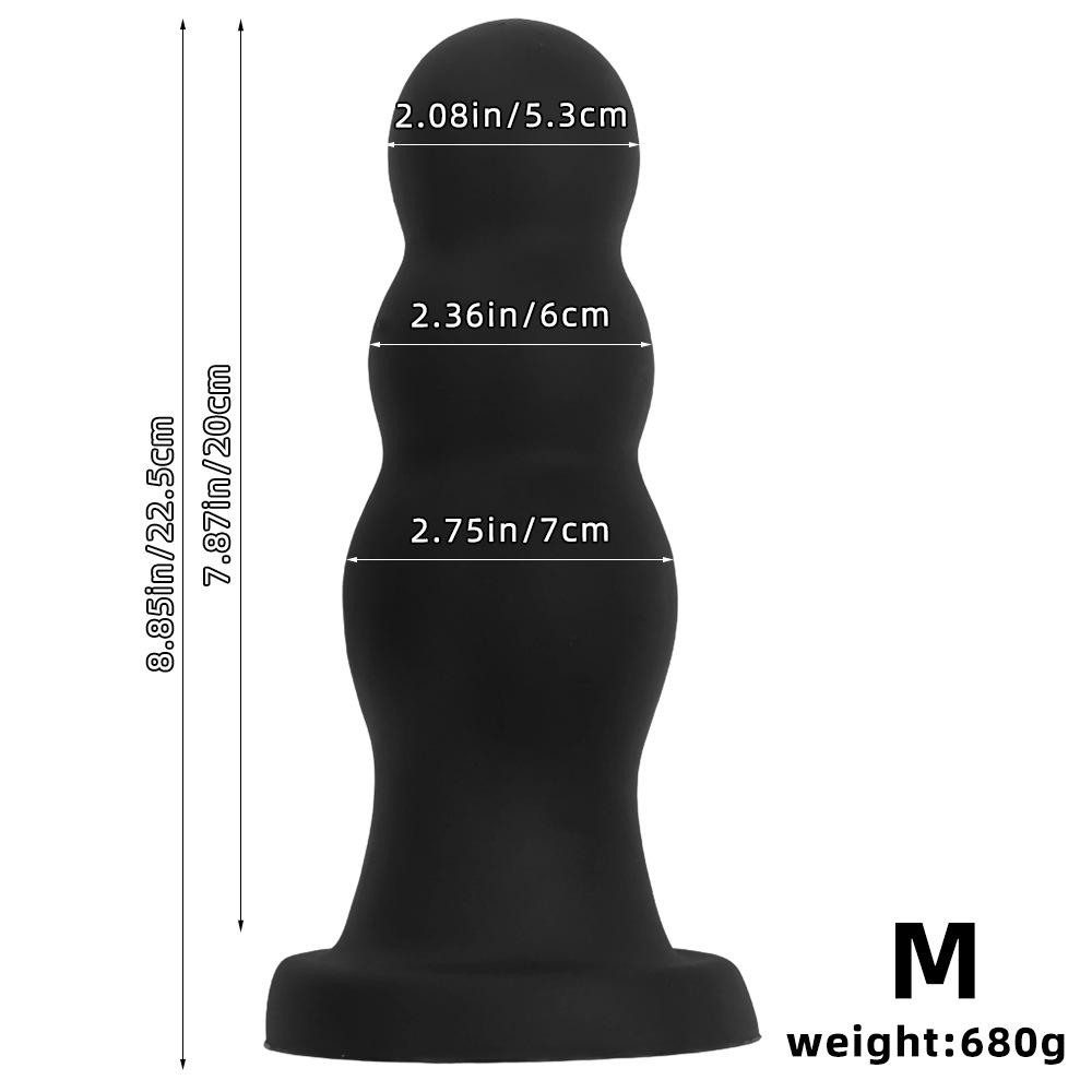 Large Liquid Silicone Soft Dildo Fisting Dragon Head Butt Plug Masturbator Anal Dilator Adult Sex Toy Big Dick Strap On Penis