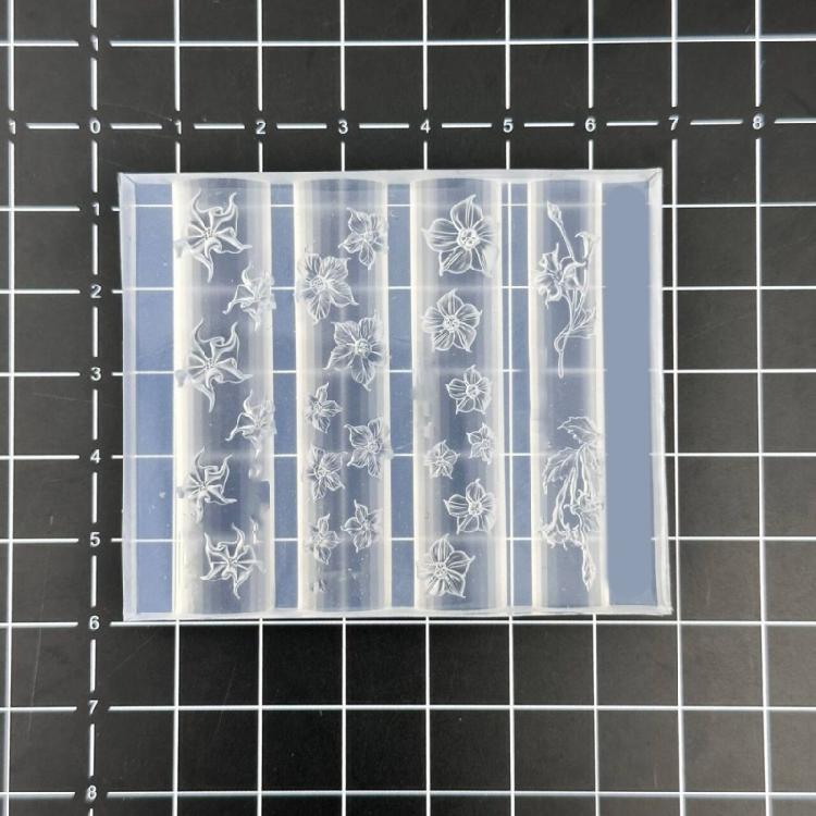 Multifuntional Nail Molds Nail Styling Mold Flower Theme Nail Accessories Moulds Suitable for Accessories Enhancement