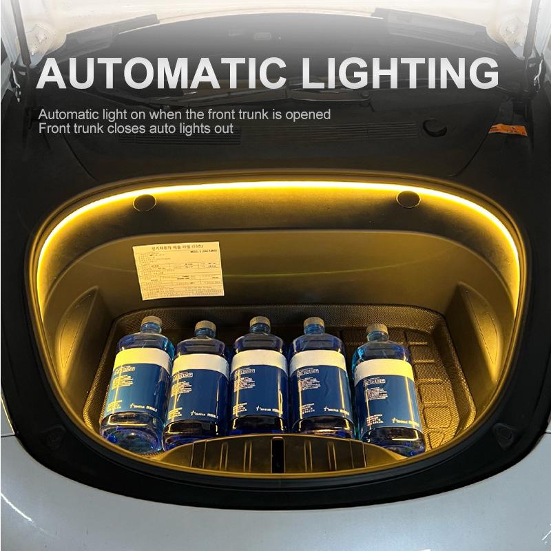 Tesla Model 3/Y Front Trunk Ambient Light Strip for Interior Enhancement