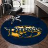 Personalized Leeds Rhinos Round Chair Office Rug - Perfect for Mat, Office Chair & More - Ideal Gift for Birthdays and Holidays