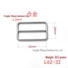 Stainless Steel Adjustable D-Ring Buckle - Copper Three-Speed Wire Pull Design
