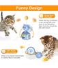 Cat Interactive Feather Toys Pet Bumbler Funny Toy Interactive Cats Toys Cat Rolling Teaser Feather Wand Toys Rotating Ball