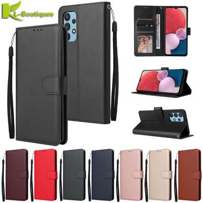 A53 A13 A33 5G Skórzane Etui na Dla Coque Samsung Galaxy A53 A73 A13 A23 A33 5G A03s A 03 Pokrowiec Klapka Portfel Etui na Telefon Torby Capa