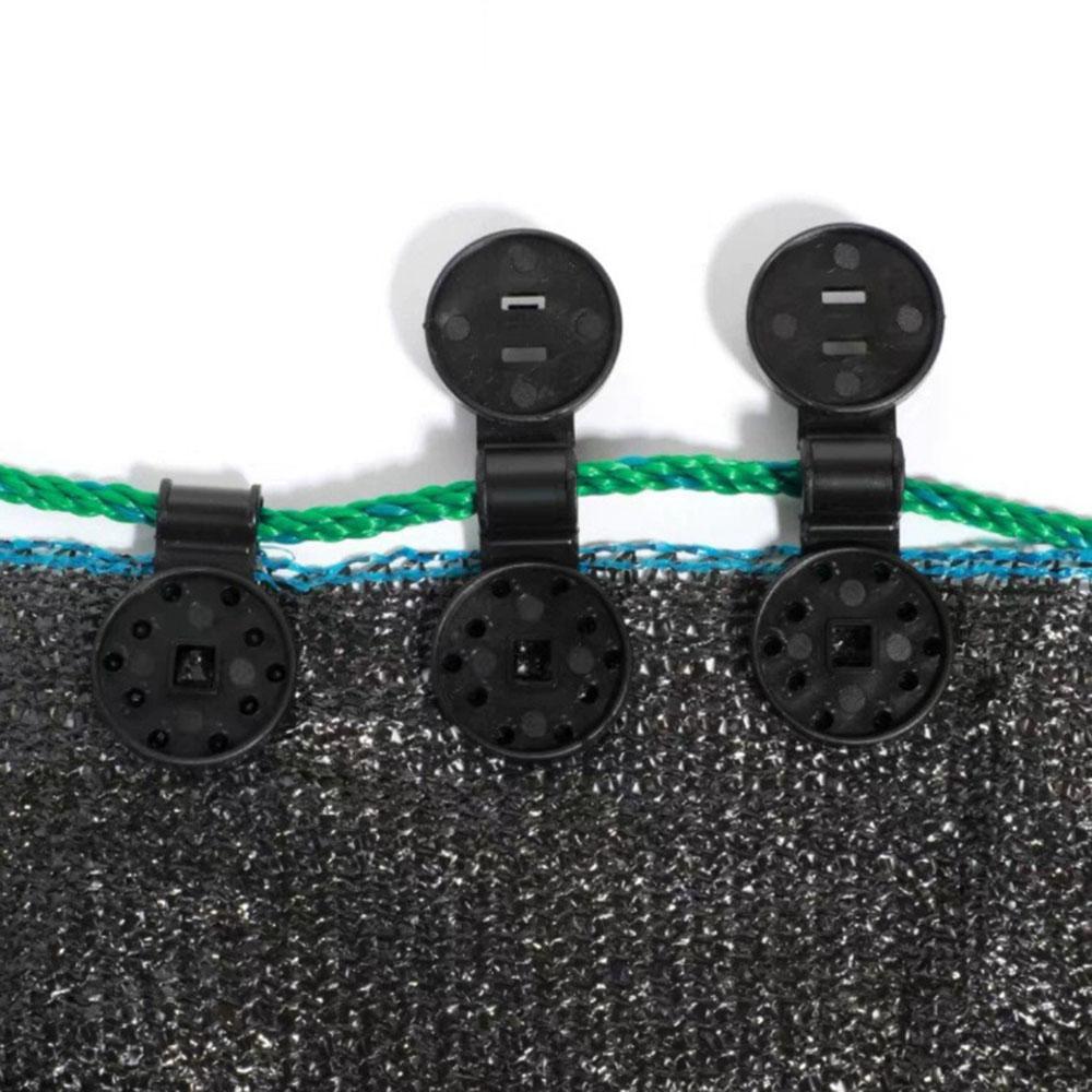 100 buc Agrafe din plastic pentru copertine Agrafe pentru plasă de pânză pentru umbră în aer liber Unelte de grădină pentru camping.