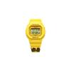 Casio Square Honey Jar Gift Box Special Back Engraved Watch Electronic Movement Resin Strap Unisex Watches Yellow SLV-22B-9PFH