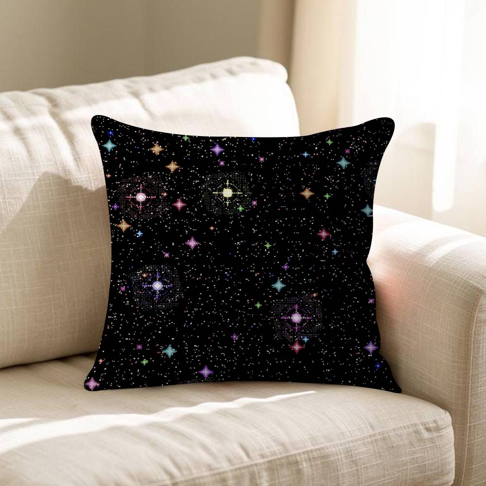 Korean Lovely Full Ins Screen Star 4545cm Cushion Cover Pillow Cover Decor Pillowcase Home Pillowcase For Couch Pillow