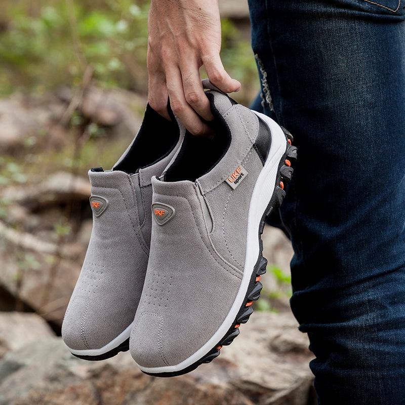 Premium Quality Hiking Boots Men's Waterproof Hiking Shoes Pu Leather Men Outdoor Sneakers For Ultimate Comfort And Support