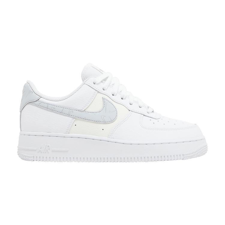 Nike Air Force 1 07 Mini Swooshes Damen Sneakers Weiß Sail Metallic-Silber DV2237-100