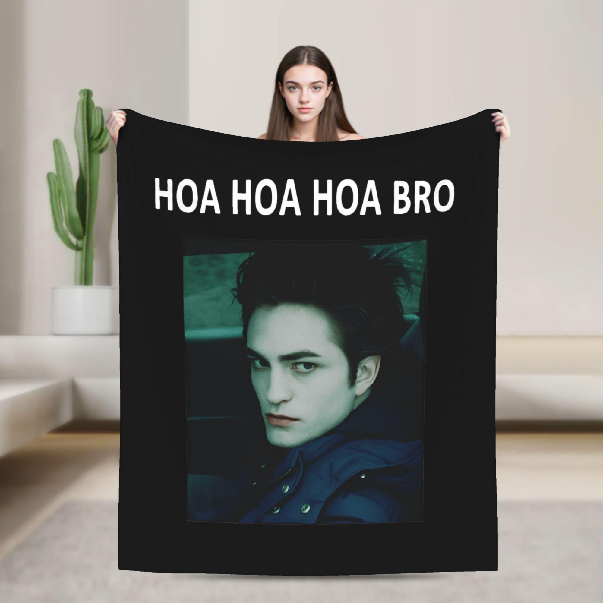 

Edward Cullen Super Warm Blankets Robert Pattinson Child Plush Throw Blanket Funny Bedroom Flannel Bedspread Sofa Bed Cover 75x90cm