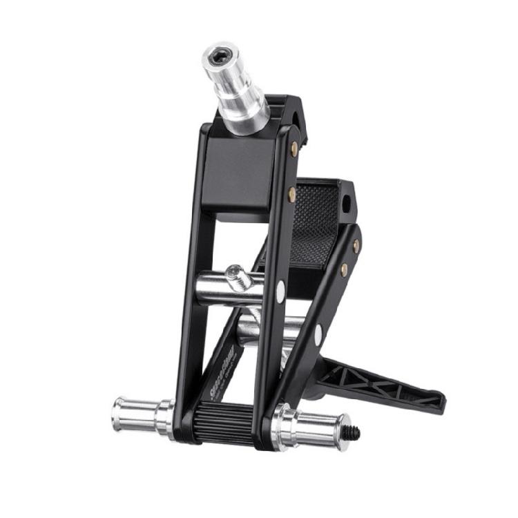 Adjustable Metal Clamp Holder for Cameras and Tripods Fill Light Accessories with 12kg High Load Bearing Capacity Black