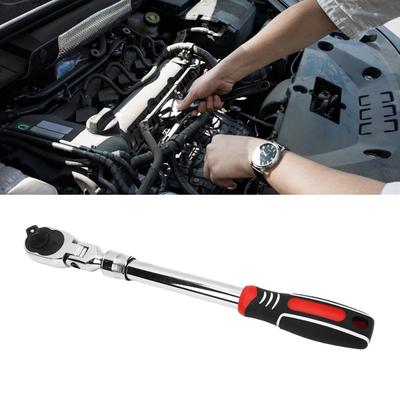 1Celsius2\  72T Ratchet Wrench Extendable Handle 180 Degrees    CW CCW Wrench for Tight Spaces