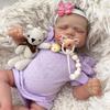 Cute 19'' 49cm Reborn Dolls Pascale Soft Touch Cloth Body Lifelike Newborn Doll Pure Handmade Painted Hair with Visible Veins Rebirth Doll Kid's Toy