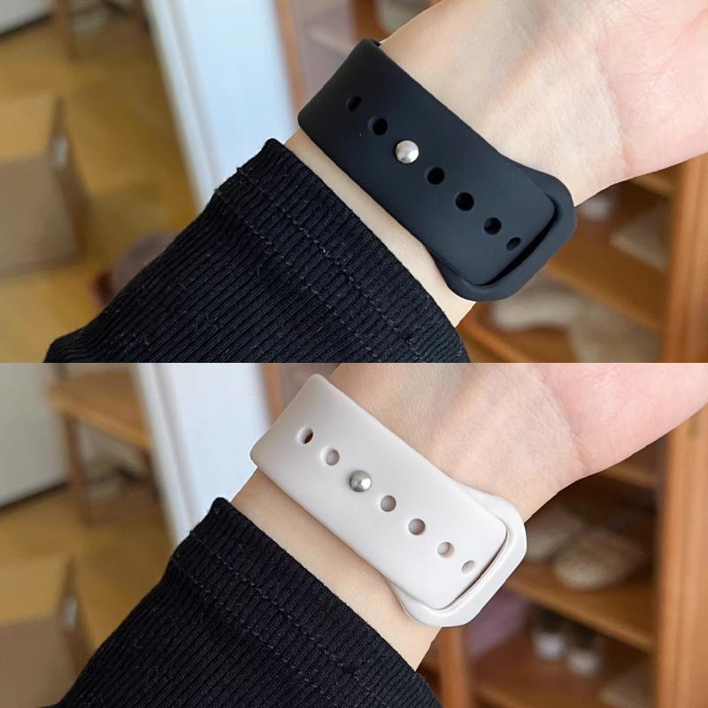 Cinturino Per Apple Watch band 45mm 44mm 42mm 49mm 40mm 41mm Silicone Sportivo bracciale correa iWatch Serie 9 8 7 6 5 3 4 3 SE Ultra 2