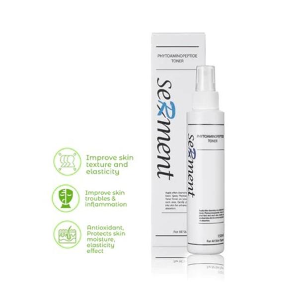 SERMENT Lotion Tonique Peptidique Phytoamino 150ml Hydratation forte et équilibre éclaircissant optimal pour la peau