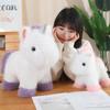 cute dreamworld unicorn plush Toy Cartoon Animal unicorn Pink Purple Plush Doll Home Decor Gift Kids