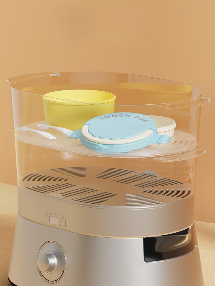 Double Layer Plastic Lunch Box with Spoon Fork BAP Free Child Kids Lunch Box Microwavable Leak-proof Bento Box Food Container