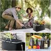 Foldable Picnic Basket Insulated Picnic Basket