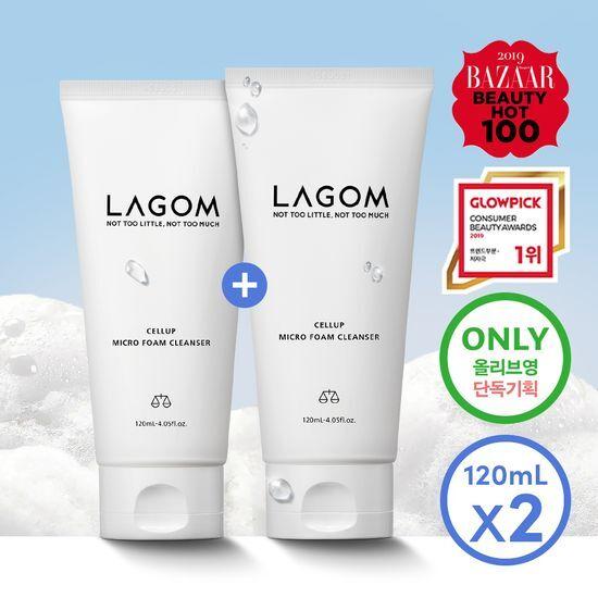 LAGOM Celeb Micro Foam Cleanser 120ml X 2