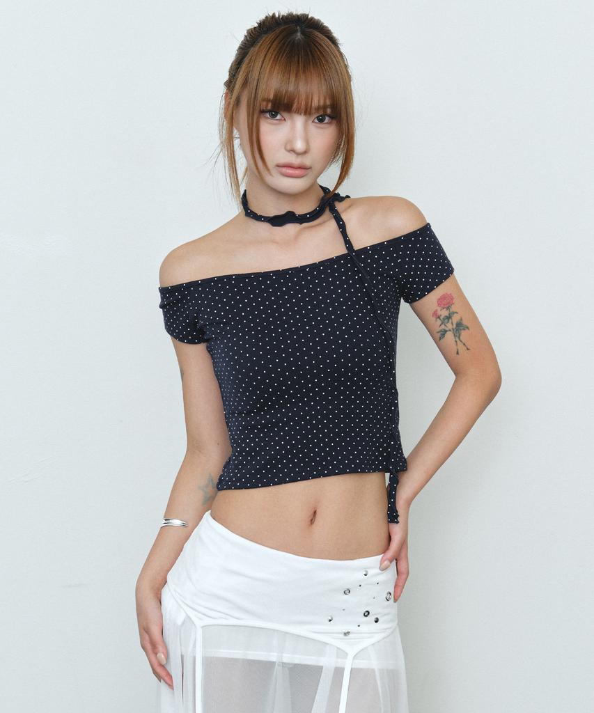 MIDNIGHT MOVE Off Dot T (Navy)