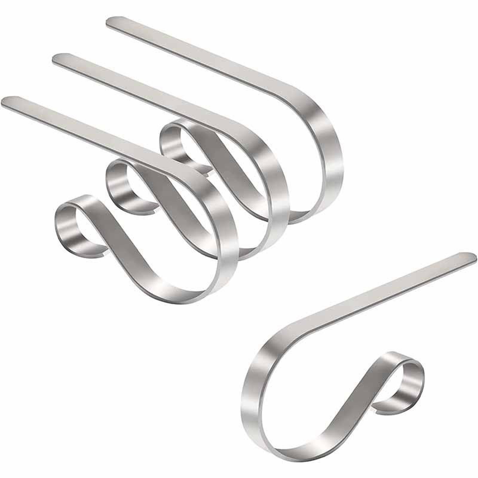 

Metal Hook Ornament Hanger, Fireplace Stocking Hook for Home Decoration One Size